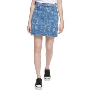 Karl Lagerfeld Paris Logo Print Mini Skirt